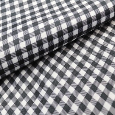 Silver fiber radiation protective Shepherd Check printing anti-radiation fabric