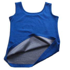 Cotton Nylon Silver Fiber Fabric Short Sleeve T-Shirt Vest for Anti Radiation