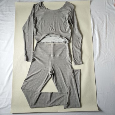 Faraday Cotton Silver Fiber Fabric Short Sleeve T-Shirt Vest for Anti Radiation Faraday Cotton Silver Fiber Fabric Short Sleeve T-Shirt Vest for Anti Radiation