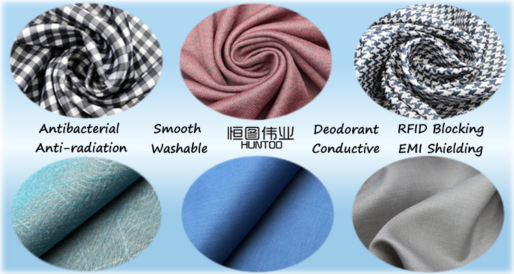 Anti radiation Fabric for Clothing Silver Fiber Fabric Material in